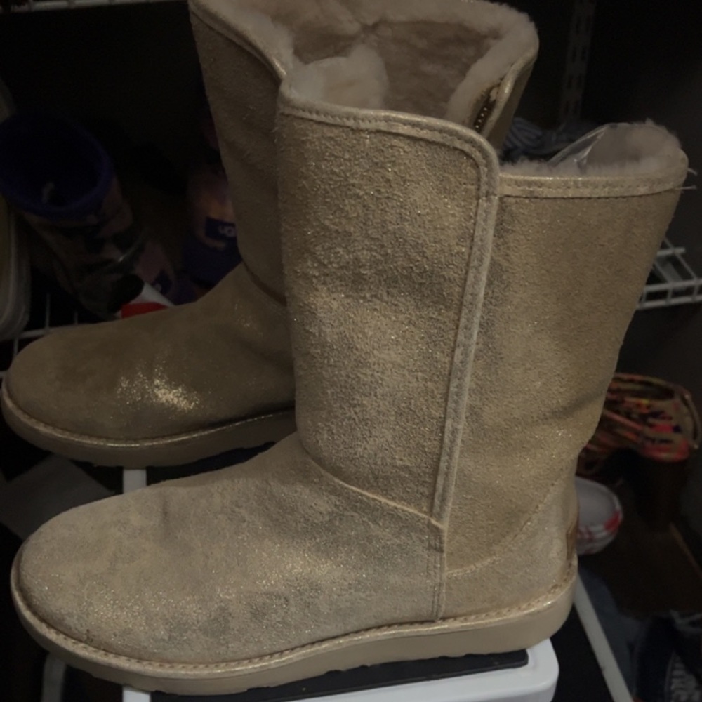 GOLD UGG BOOTS